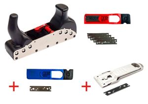 Pack rabot EVO N 220 + lame carbure + scraper